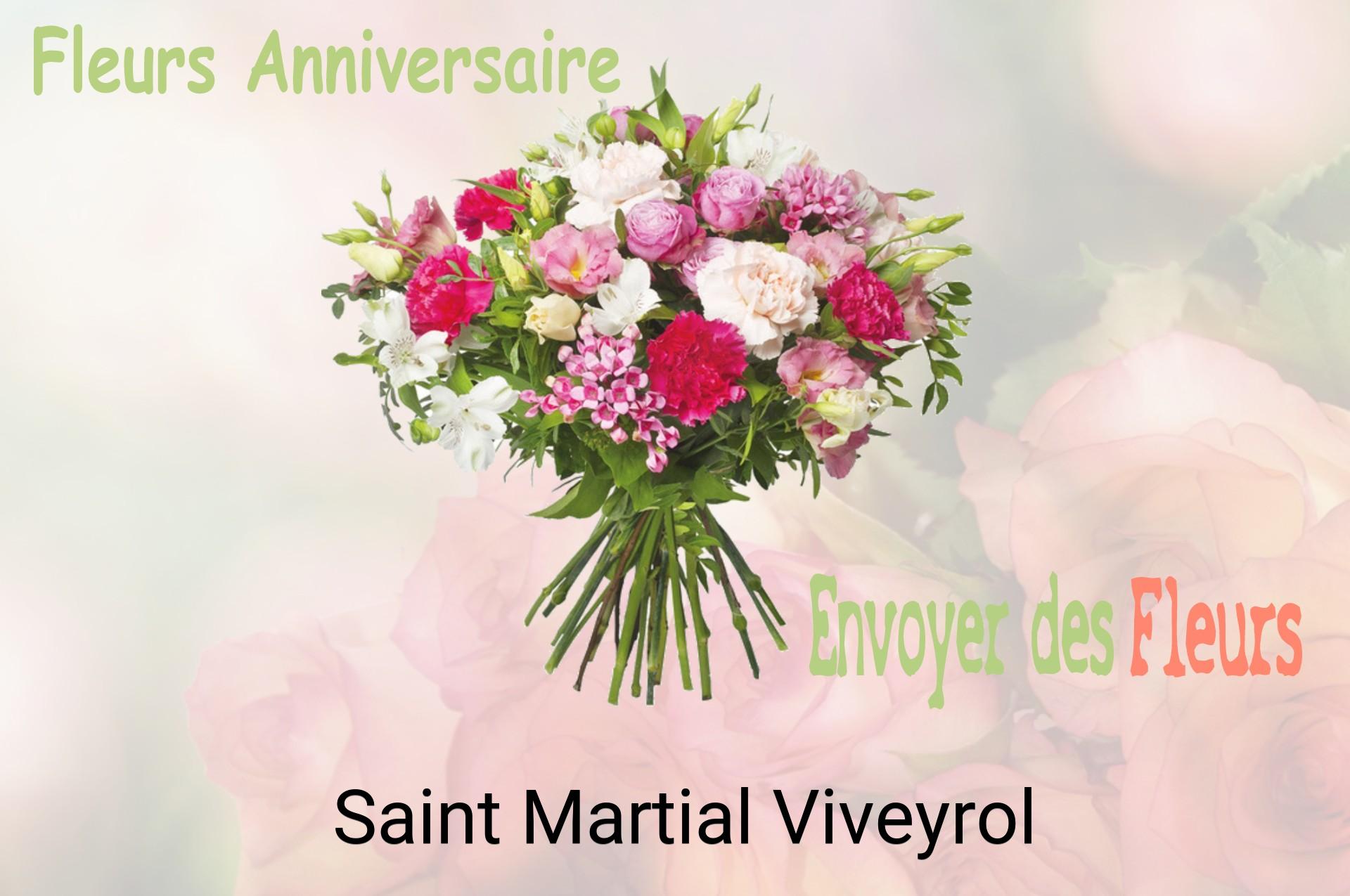 Bouquet de fleurs d’anniversaire livré à Saint-Martial-Viveyrol